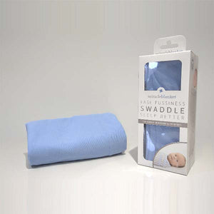 Open image in slideshow, Miracle Blanket Baby Swaddle Blue
