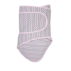 Miracle Blanket Baby Swaddle Chevrons Pink
