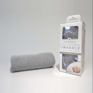Open image in slideshow, Miracle Blanket Baby Swaddle Grey
